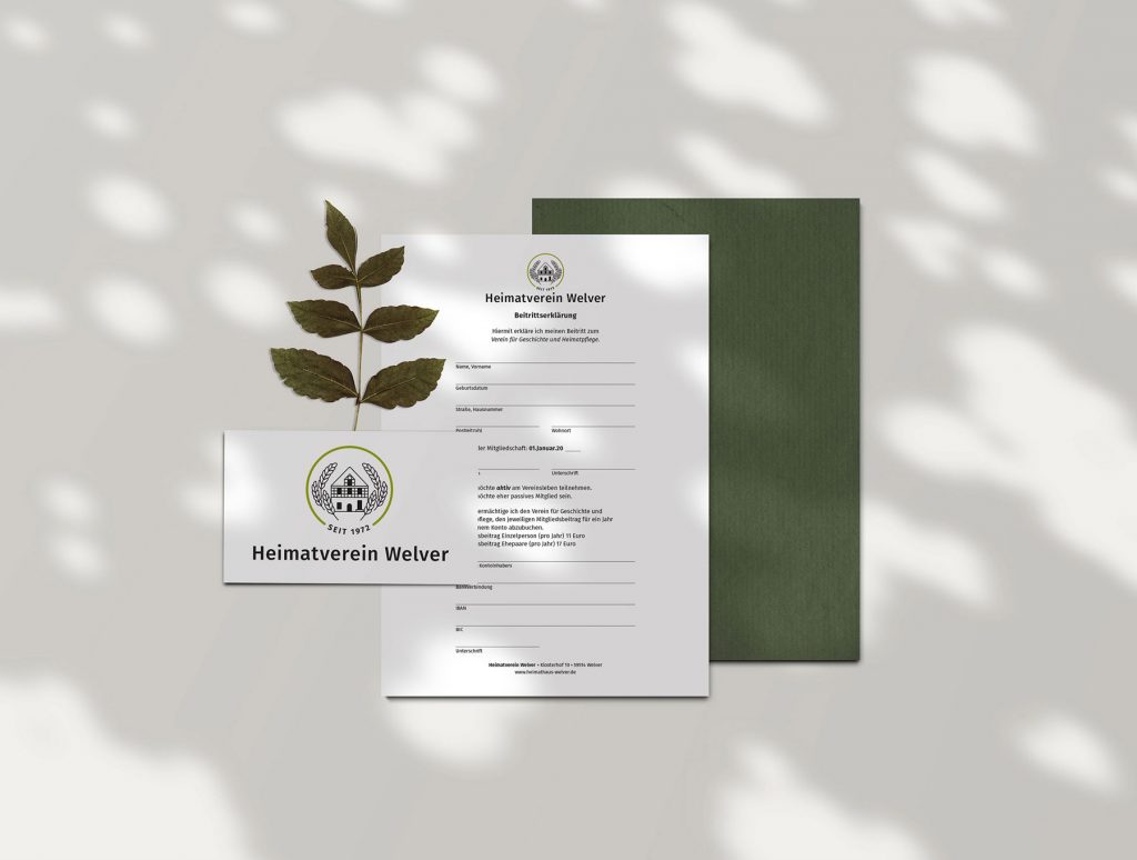 Corporate Design fürs Heimatverein Welver