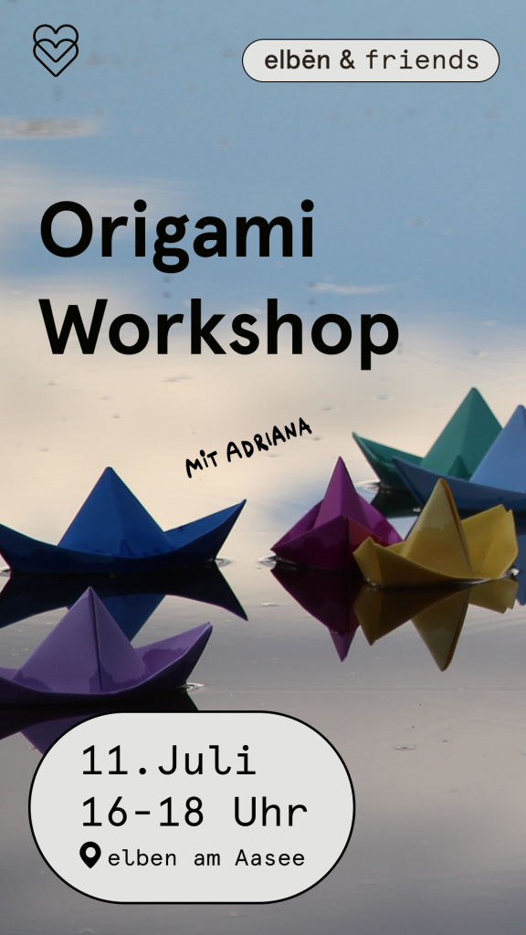 elben & friends Social Media Post Origami