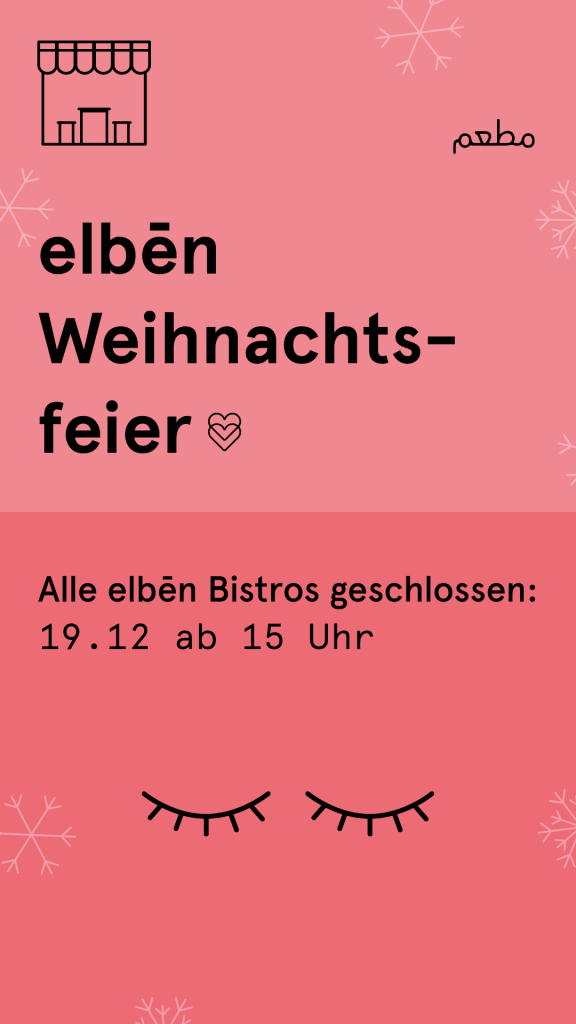 Social Media Post. elben Weihnachtsfeier