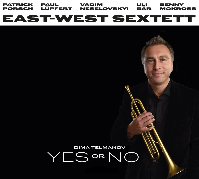 Gestaltung Album Cover East West Sextett mit Dima Telmanov