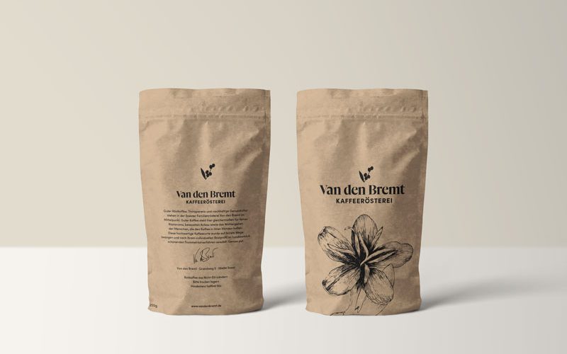 Kaffeeverpackung Van den Bremt