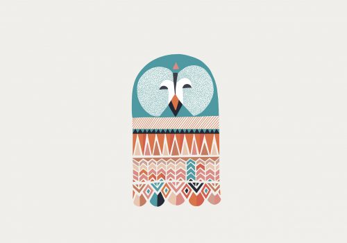 Illustration einer Indianereule